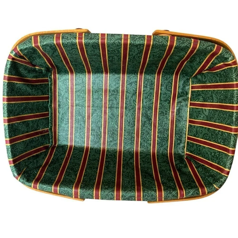 Longaberger Holiday Cheer Basket Christmas Collection 1996 Edition w/ Lid/Insert